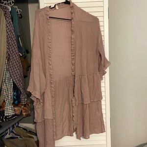 Pink blush kimono